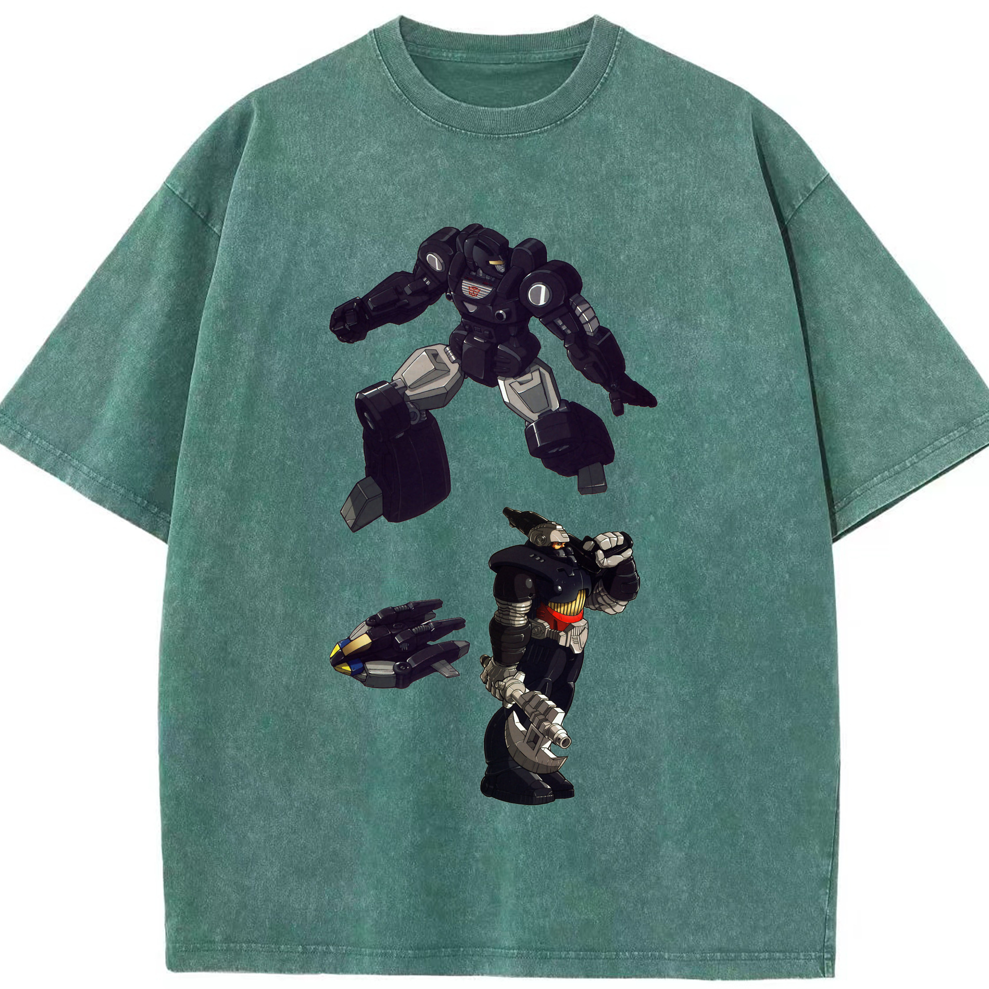 （画像用）  綿100% ヴィンテージ風 半袖Tシャツ（フロントプリント）